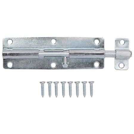 PROSOURCE Barrel Bolt Lockable 6In Zinc BH-104-PS